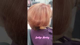 Cabello rojo con luces  cabellorojo blowers Larymendez0717 [upl. by Euqnom718]