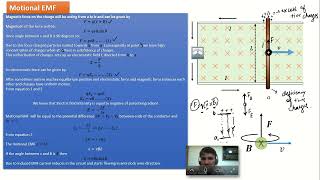 Motional EMF amp Faradays law of electromagnetic induction [upl. by Oralee]