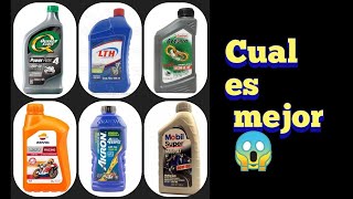 Cual es el mejor aceite para tu motocicleta 125 150 200 250 [upl. by Kameko346]