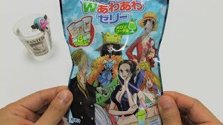 DIY Japanese Candy 220 ONE PIECE Bubble Jelly Drink [upl. by Llevrac]