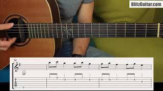 From Scale to Melody Simple way to Write a Melody on Guitar using the E minor Scale [upl. by Kooima]