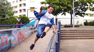 Parkour Tutorial  Anfänger  Basics  Lazy Vault [upl. by Bayer]