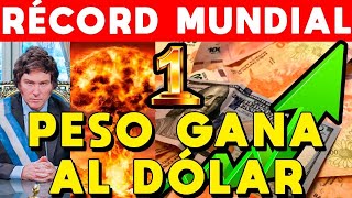 RÉCORD MUNDIAL PESO LE GANA AL DÓLAR GRACIAS A MILEI LLEGA A 1000 Y NO PARA DE BAJAR [upl. by Jovitta]