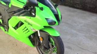 Kawasaki zx6r stretched and lowered at FTD Customs [upl. by Phelgen727]