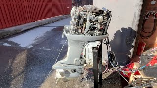 Köp Båtmotor Evinrude 60 2takt på Klaravik [upl. by Holmen]