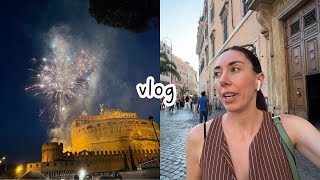 Italian vlog vita quotidiana a Roma tra giugno e luglio un libro che vi consiglio Subtitles [upl. by Amsirp949]