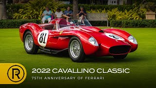 2022 Cavallino Classic Palm Beach  Celebrating 75th Anniversary of Ferrari With A Lineup of 75 Cars [upl. by Eiromem505]