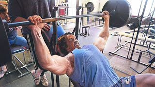 ARNOLD SCHWARZENEGGER CHEST WORKOUT [upl. by Columba798]