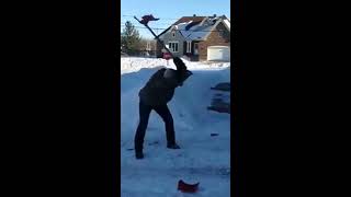 pissed off french guy fed up of snow [upl. by Samuele]