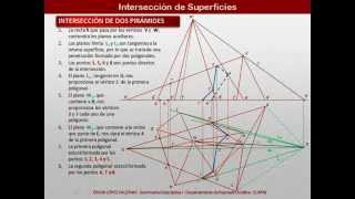 Intersección de dos pirámides [upl. by Northway]