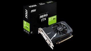 MSI GeForce GT 1030 AERO ITX  Unboxing  Review en Español [upl. by Bonnice]