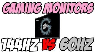 게이밍 모니터 144hz VS 60hz 체감해보기 [upl. by Tirzah]