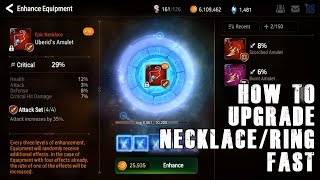 How to upgrade NECKLACERING fast  Epic Seven [upl. by Sparrow911]