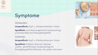 Windpocken amp Gürtelrose  Merkmale Symptome Diagnose Therapie Komplikation und Besonderheit [upl. by Sesom]