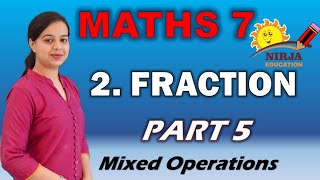 Class 7 Maths Fractions  Part 5  Class 7 Maths  Fractions  Types of Fractions  Class 7th Maths [upl. by Cletus]