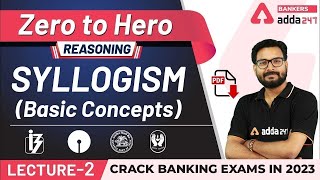 Syllogism Basic Concepts  Reasoning  Adda247 Banking Classes  Lec 2 [upl. by Greenberg]