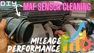 DIY IMPROVE MILEAGE amp PERFORMANCE  MAF SENSOR CLEANING  MASS AIR FLOW SENSOR CLEANING [upl. by Moulden]