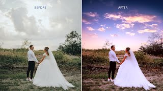 Sky Replacement Photoshop cc 2023  How to Change Sky in One Minute in Photoshop Tutorial Urdu [upl. by Wynnie195]