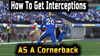 Madden NFL 22  How To Get Interceptions As Corner In Career Mode [upl. by Urquhart]