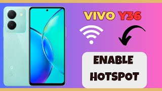 Enable Hotspot VIVO Y36  How to turn in hotspot  Hotspot settings  How to use hotspot [upl. by Akeemaj]