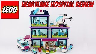 LEGO Friends Heartlake Hospital  Unboxing Speed Build amp Review  41318 [upl. by Lleval]