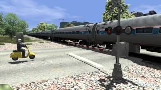 Train Simulator 2013 Amtrak P42DC Quilling Horn [upl. by Lucilla]