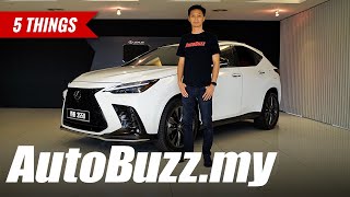 2022 Lexus NX250 Luxury amp NX350 F Sport AWD 5 Things  AutoBuzz [upl. by Celestyna]