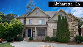 Alpharetta home for sale  6 bedrooms  55 baths [upl. by Arracahs]