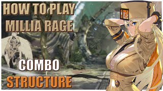 How To Play Millia Rage Combo Structure [upl. by Anyr]