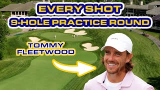 Tommy Fleetwoods 9Hole Practice Round At Memorial PGA Tour  TaylorMade Golf [upl. by Murat]