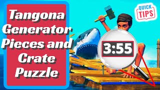 Raft  Tangona Generator Pieces and Crate Puzzle  Exit and Secret Room [upl. by Hally]