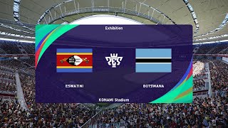 Eswatini vs Botswana 26062024 COSAFA Cup 2024 PES 2021 [upl. by Rodrigo938]