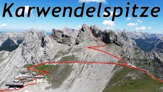 WANDERN IM KARWENDEL  Westliche Karwendelspitze [upl. by Armilla]