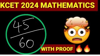 HOW TO EASILY GET MORE MARKS IN KCET 2024 MATHS WITH UR PU MARKS WITHOUT STUDYINGkcettrending [upl. by Yanej99]