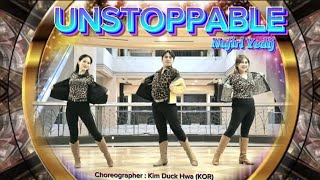 Unstoppable  Novice Line DanceAmare Nafiri Yedij Choreographer Kim Duck Hwa KOR071024 [upl. by Assiram]