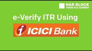 How to eVerify ITR Using ICICI Net Banking [upl. by Halyahs]