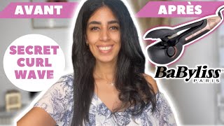 Babyliss Secret Curl Wave  unboxing Crash Test et Résultats AvantAprès Réels [upl. by Killie]