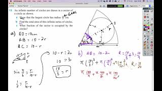 Sum of Infinite Circles [upl. by Ario865]