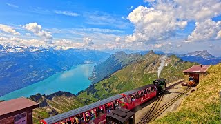 Most Beautiful Mountain Railway in Switzerland Brienz Rothorn Bahn [upl. by Ajnin]