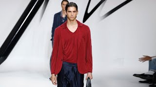 Giorgio Armani Menswear SpringSummer 2024 Milan [upl. by Sneed]