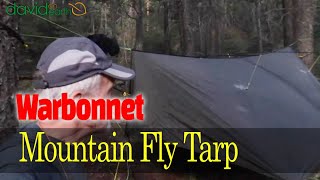 Warbonnet Mountain Fly Tarp Setup [upl. by Notwal212]