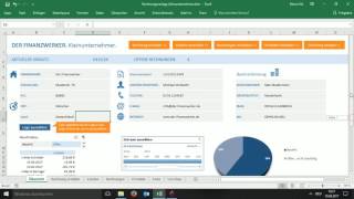 Rechnungen erstellen mit Excel  Der Finanzwerker Tutorial [upl. by Greenfield]