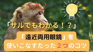 はじめてでも大丈夫！！「遠近両用眼鏡」の使い方をわかりやすく解説 [upl. by Ahsek]