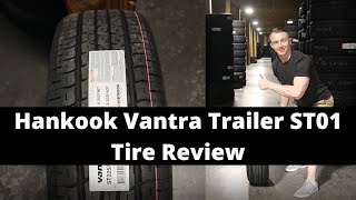 Hankook Vantra Trailer ST01  Hankook Trailer Tire Review [upl. by Dorcus865]