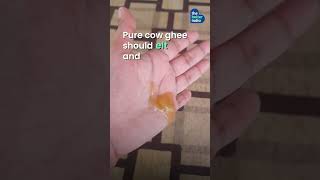 Fake Ghee How To Check Purity at Home shorts foodsafety consumer [upl. by Cohligan]