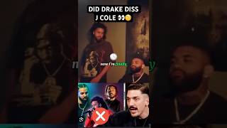 DRAKE DISSED J Cole shorts diss [upl. by Leighland]