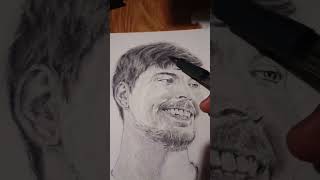 Drawing Famous People Until I Get My Own Play Button episode 001 [upl. by Baerman]