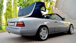 a124 MercedesBenz E 200 Cabriolet 1995 is an ideal convertible for life [upl. by Tristram5]