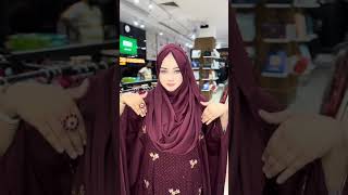 Hijab Tutorial For Long Face Shape hijabfashion hijabtutorial hijab hijabi hijabstyle [upl. by Adriene303]