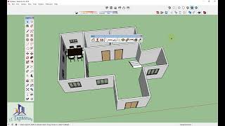 SketchUpDibac Plugin ကို အသုံးပြုပြီး2Damp3Dတံခါး ပြတင်းပေါက် နံရံ ပရိဘောဂများ ဆွဲသားနည်း [upl. by Assenab]